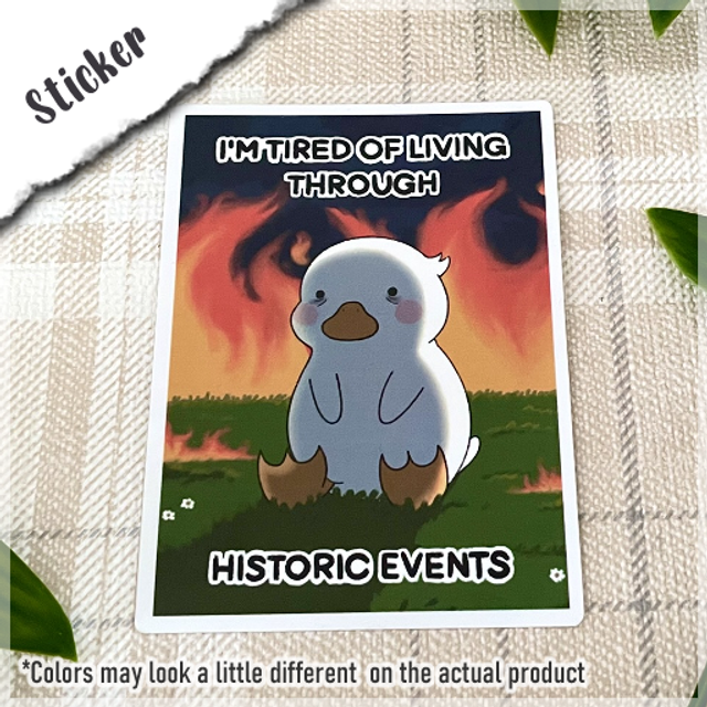 Dystopy Duck sticker