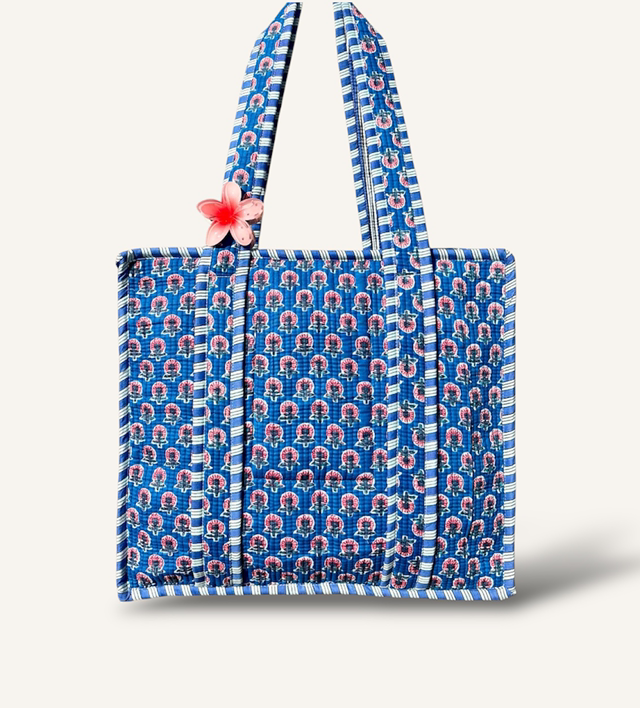 Blue Tote Bag