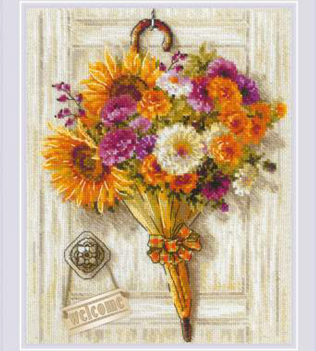 Autumn Umbrella By Riolis