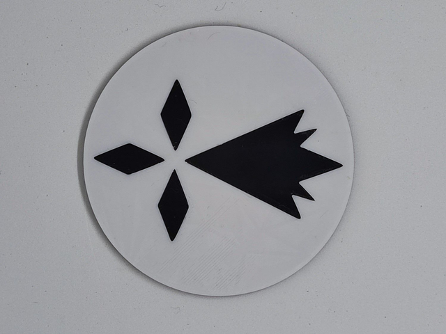 Dessous de verre hermine