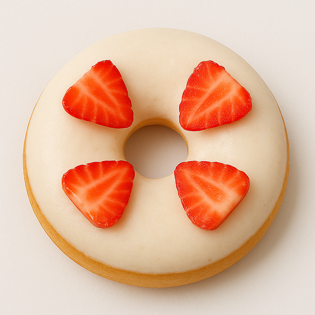 Donut Vanille Fraise
