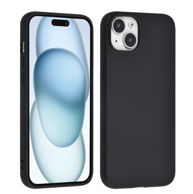UNIQ TPU Back Cover til iPhone 15 Plus & 14 Plus – Sort