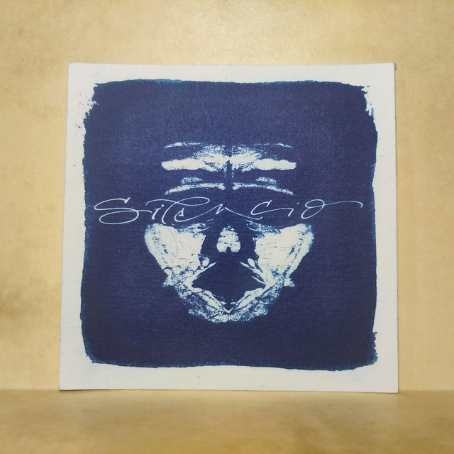 Cyanotype Empreinte "Silencio"