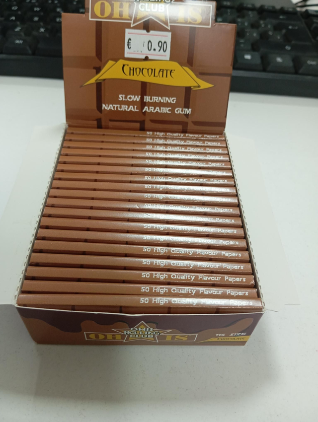 Papel corto chocolate 