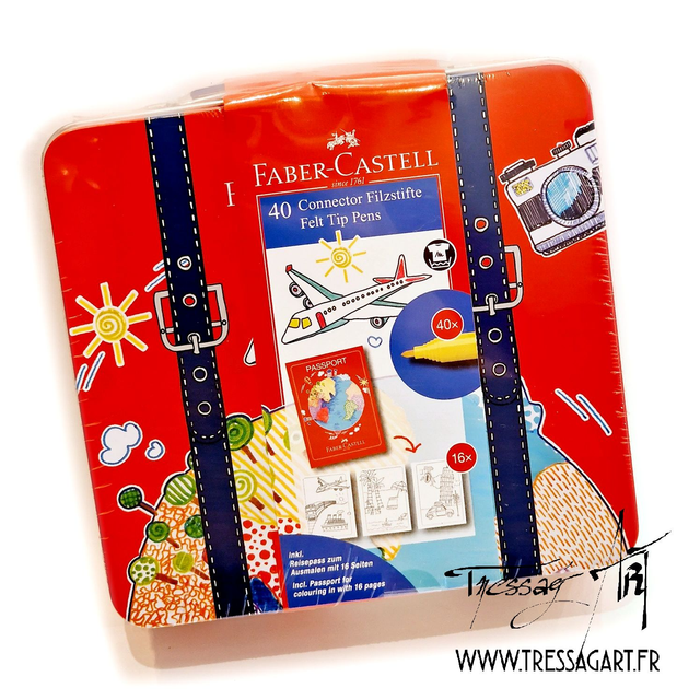FABER CASTELL - COFFRET FEUTRES PAR 40 VALISE - FB121