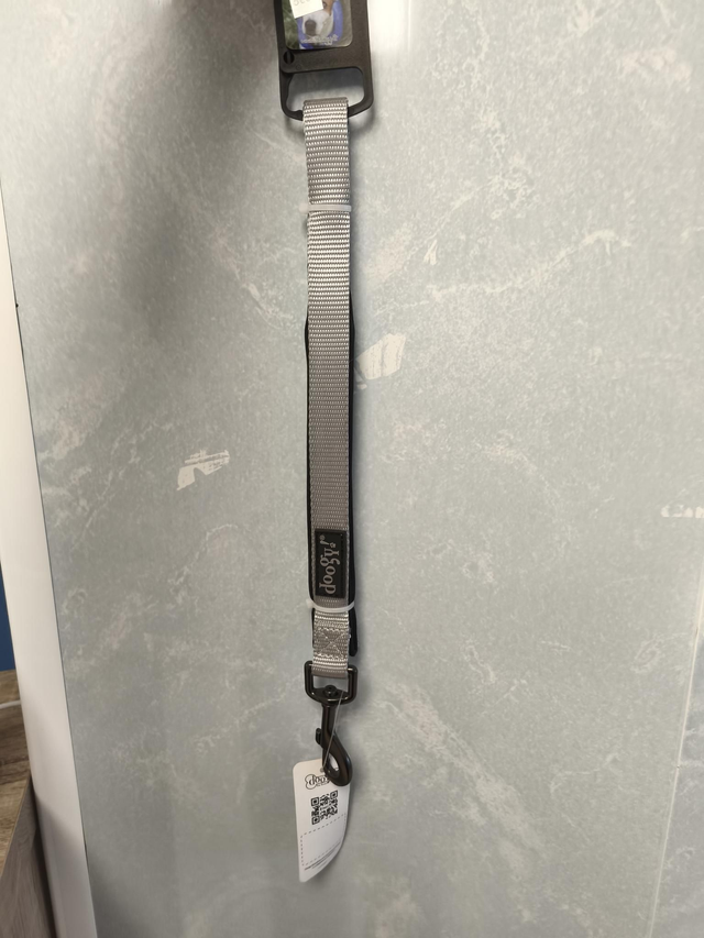 Laisse classic grise 1,2m x 20mm