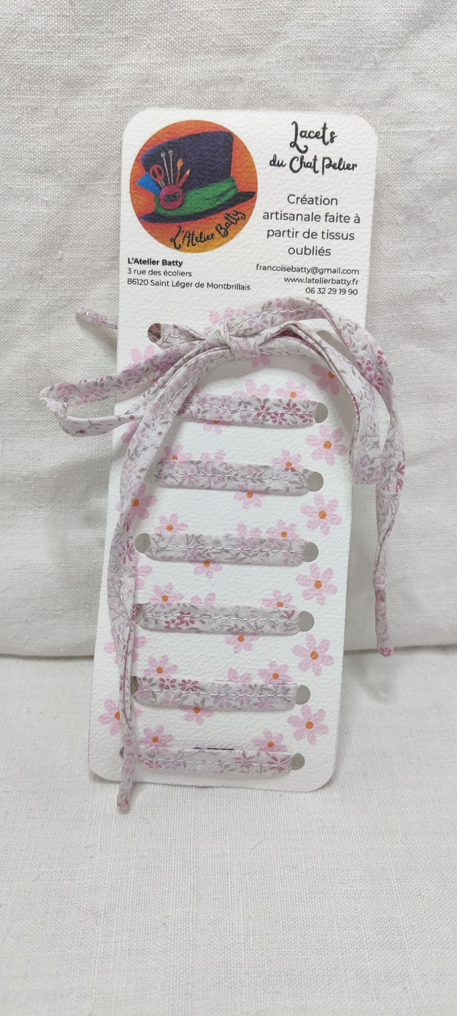 Lacets Parterre rose poudré