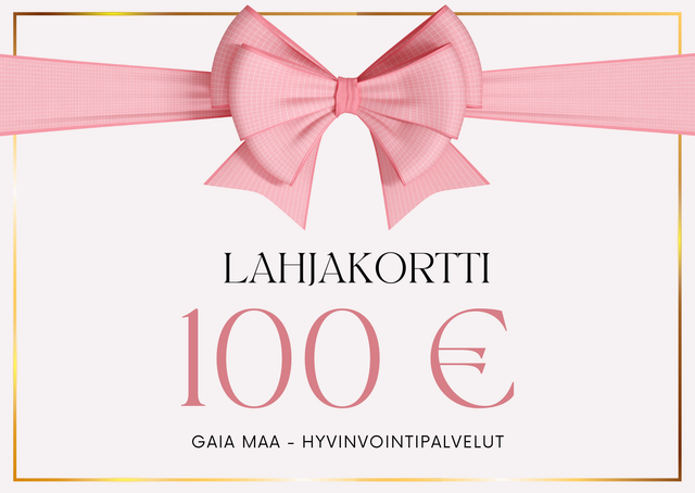 Lahjakortti 100 €