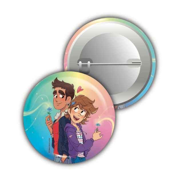 Badge Sacha &amp; Jean-Marc