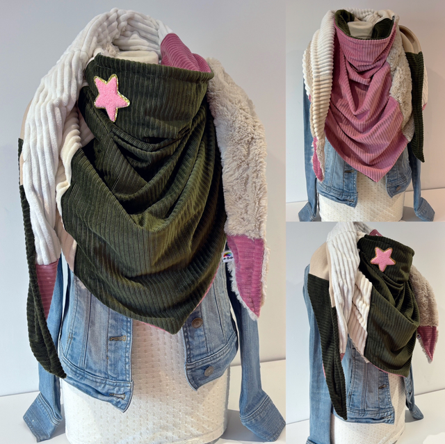 Maxi Chèche Double Patchwork 323