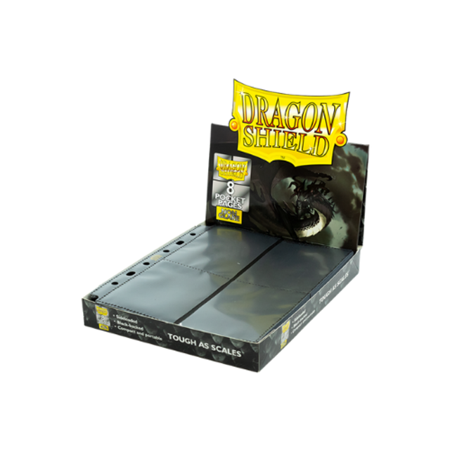 Dragon Shield - 8-Pocket Binder Pages Sideloading 50pk - Non Glare