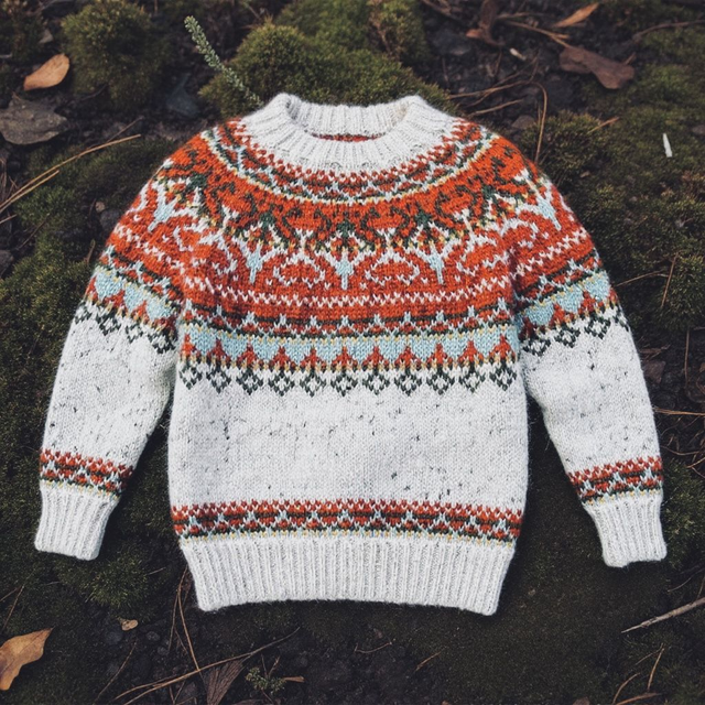 Alasuq Polar Sweater Kit - Col 01 (Original) - Wool & Pattern - Linka Neumann