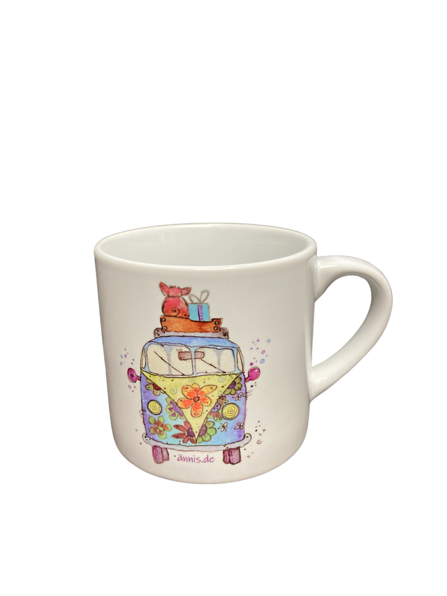 Keramiktasse "Bully mit Schweinchen - Abenteuer"