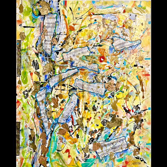 L’Arbre à partitions - 80x100cm - 2017