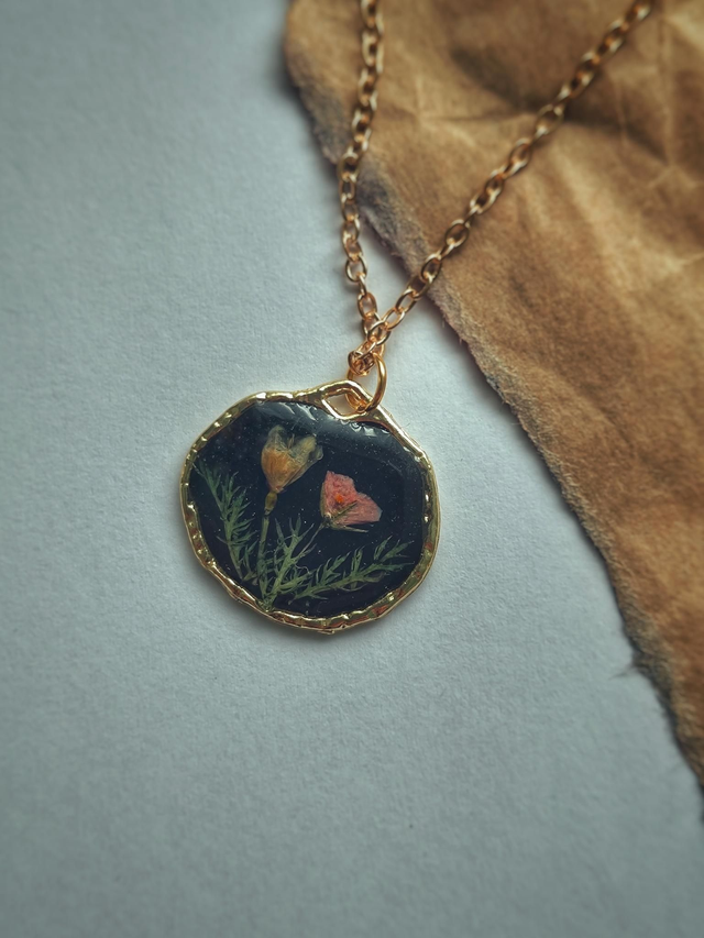 Preserved Floral Necklace 
