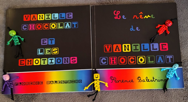 Vanille CHOCOLAT et les émotions + Le rêve de Vanille CHOCOLAT + Lot de 5 Minis offerts (Joie, Tristesse, Colère, Peur, Dégoût)