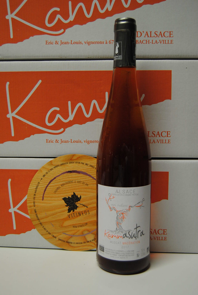 Kammasutra Muscat Macération Nature 2017 - Blanc Sec Tranquille - Domaine Kamm (Jean-Louis et Eric Kamm)
