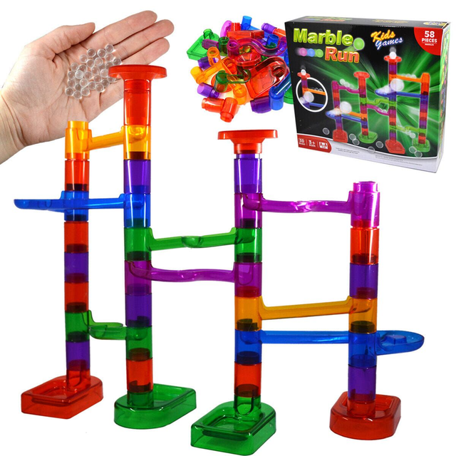 Circuit à bille pour enfant 58 pièces