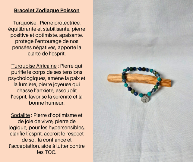180- Bracelet Zodiaque Poisson