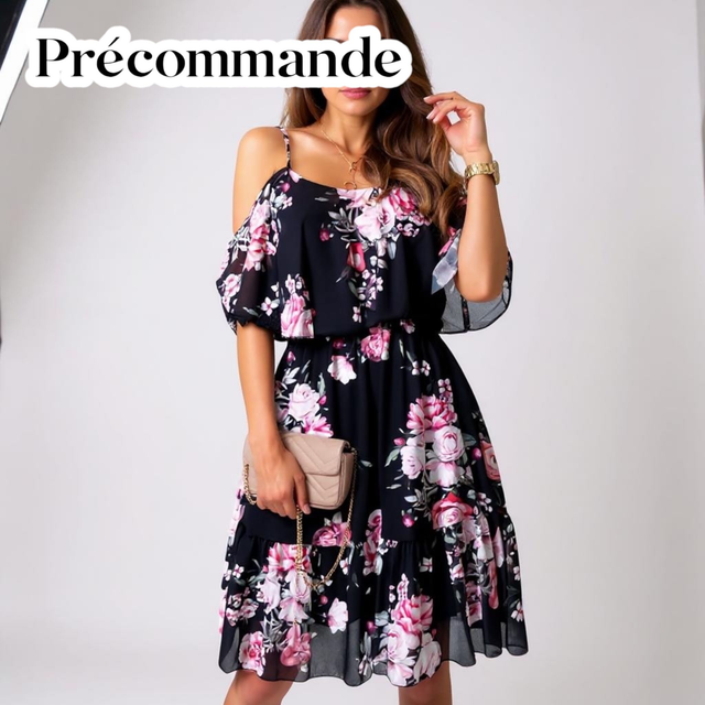 Robe ROSÉLIA | Noir PRÉCOMMANDE