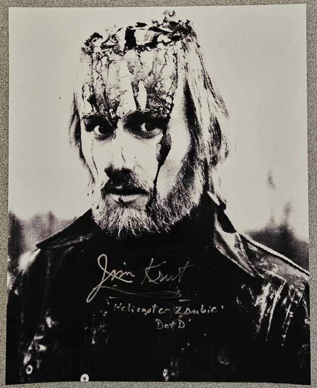 Jim Krut Autograph (as Helicopter Zombie from Dawn of the Dead)