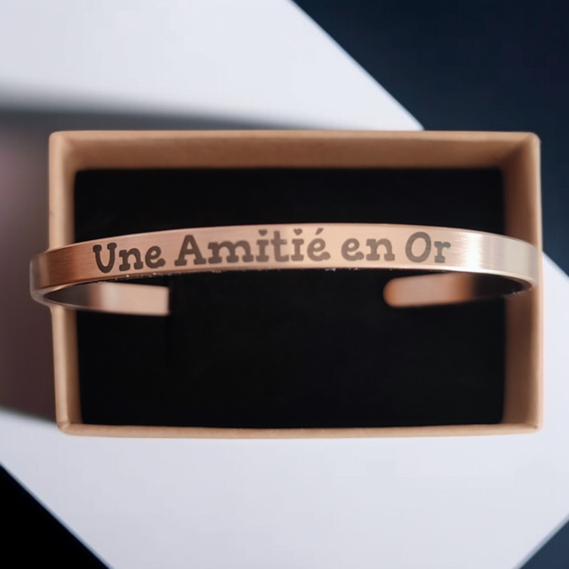 Manchette 5 mm or rose