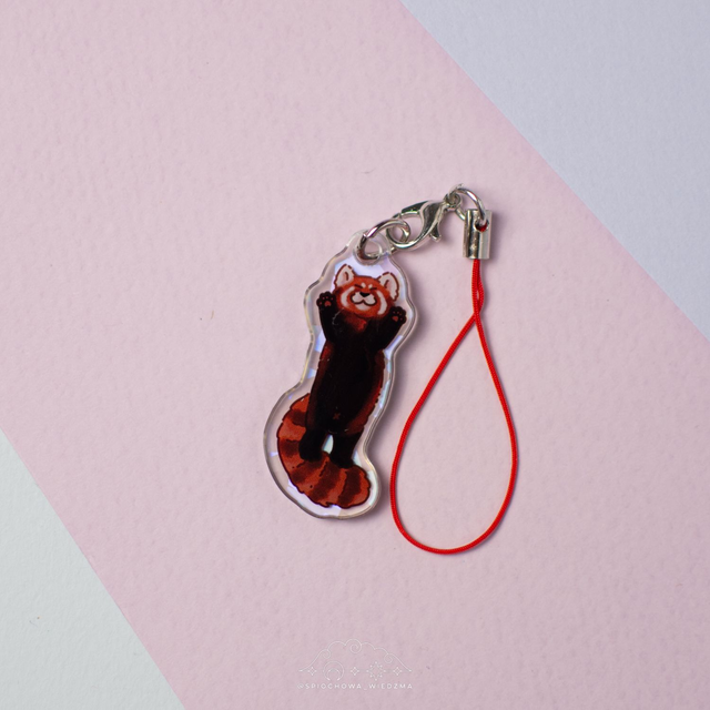 Panda czerwona do telefonu | ZWIERZĘTA