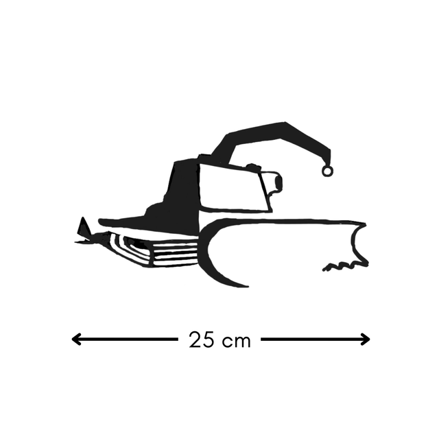 Décor silhouette de dameur