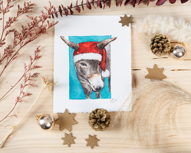 Original - Weihnachtsesel