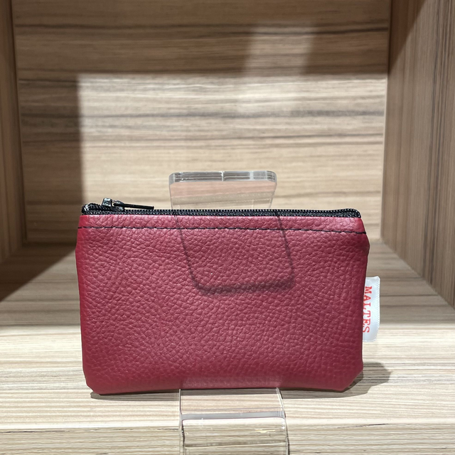 Porte-monnaie similicuir bordeaux