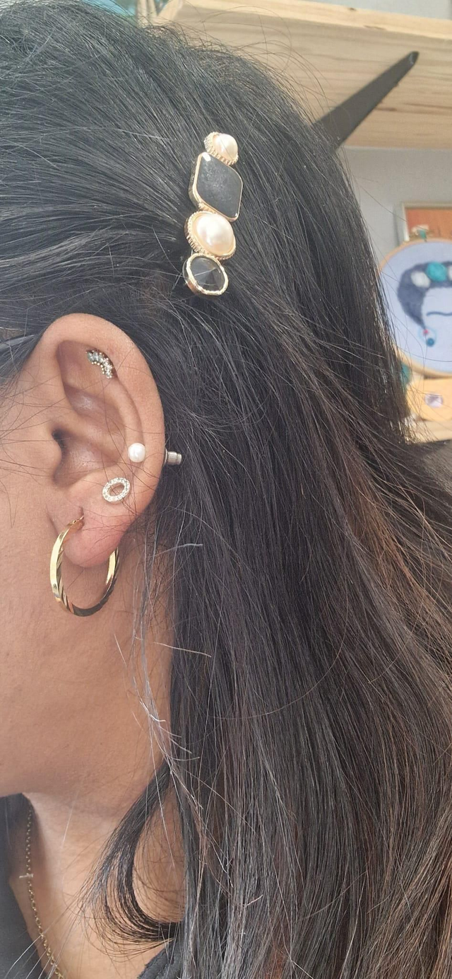 Boucle d'oreille soleil 2 cm