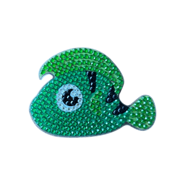 Green Fish Magnet