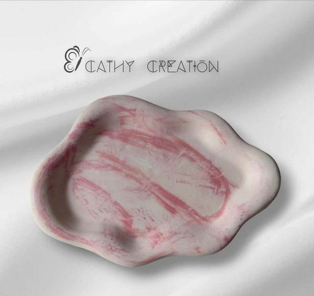 Vide poche en aquaresine 19x12cm 