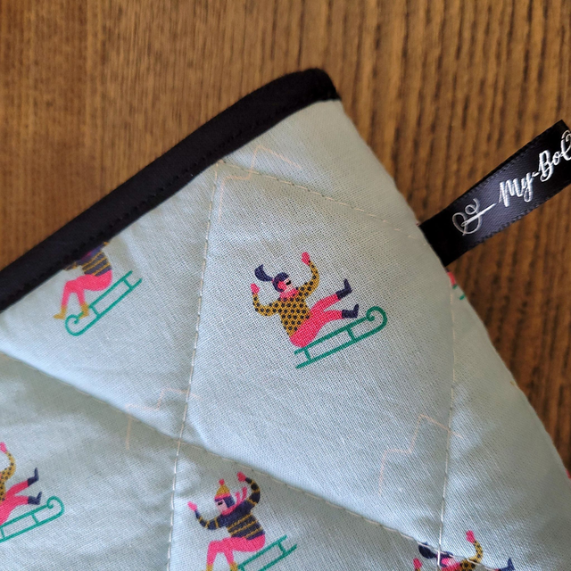 Pochette pour livre Grand Format : Sports d'hiver Luge