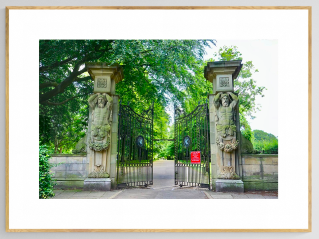 Calderstones Park Gates - Print