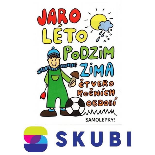 Omalovánky Jaro Léto Podzim Zima - Čtvero ročních období