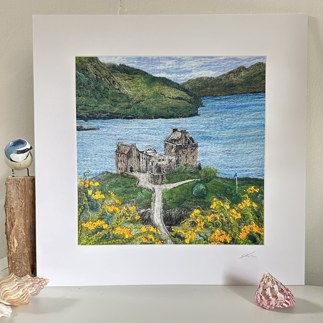 Mounted Giclee Print of Eilean Donan Castle