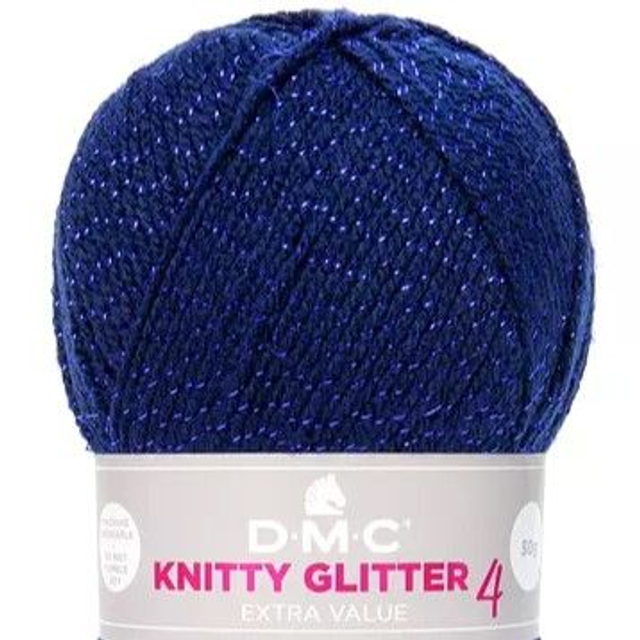Knitty Glitter Bleu Marine 231 X5