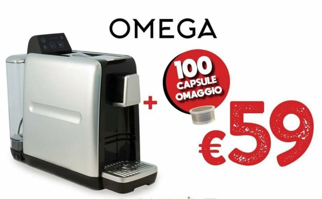 Macchina OMEGA + 100 Capsule Point