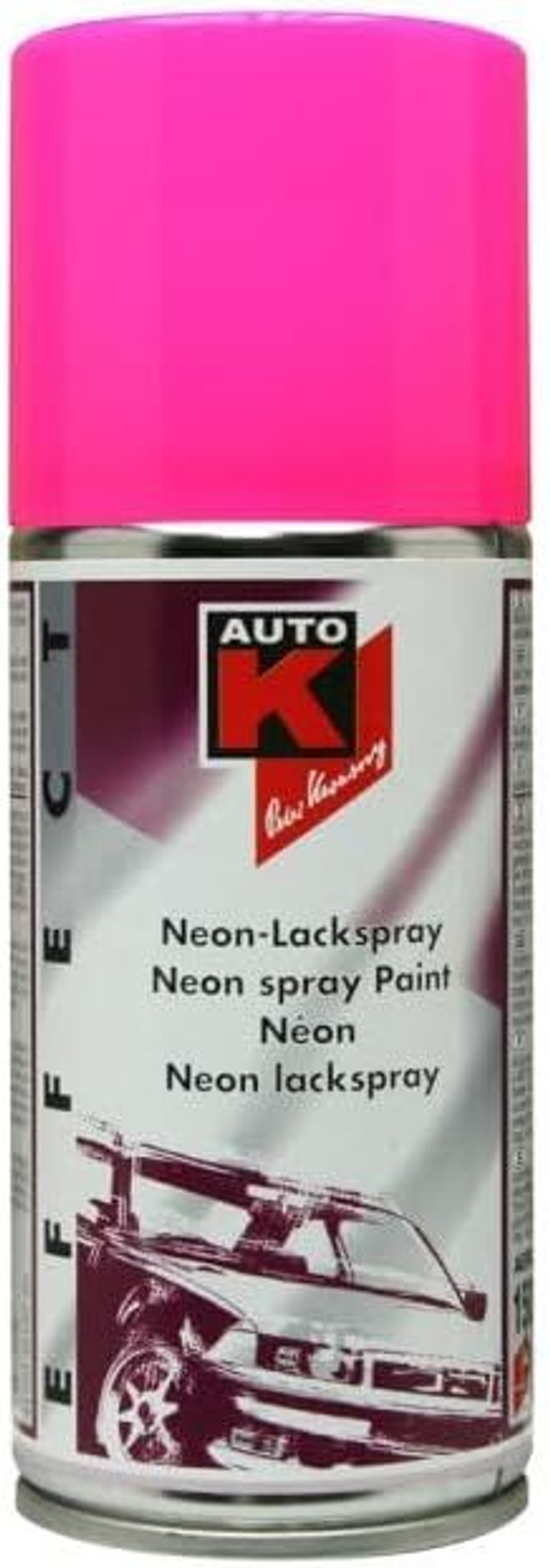 33408 ROSE FLUO - bombe aérosol réparation rayure peinture carrosserie et rétroviseur (Spray couleur 150ml)