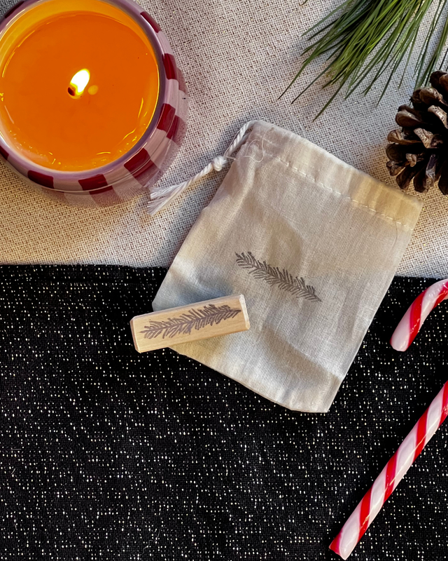 Tampon branche de sapin - Tamponne ton Noël
