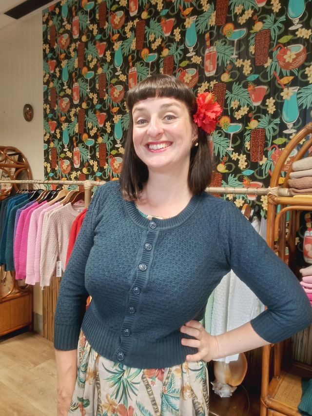 Cardigan bleu marine 