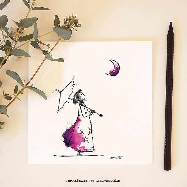 Carte &quot;Lunaire&quot;