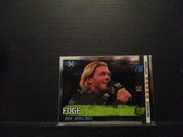 Edge - OMG Slam Attax 10th Edition Original Trading Card #54