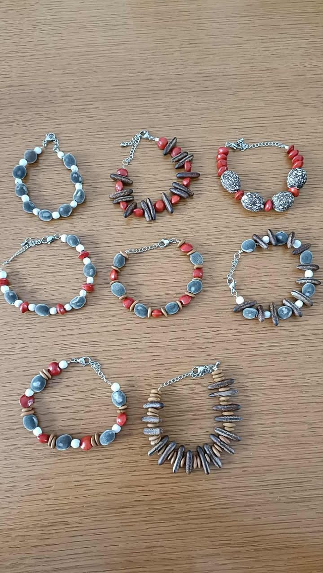 bracelet graines complet ajustable