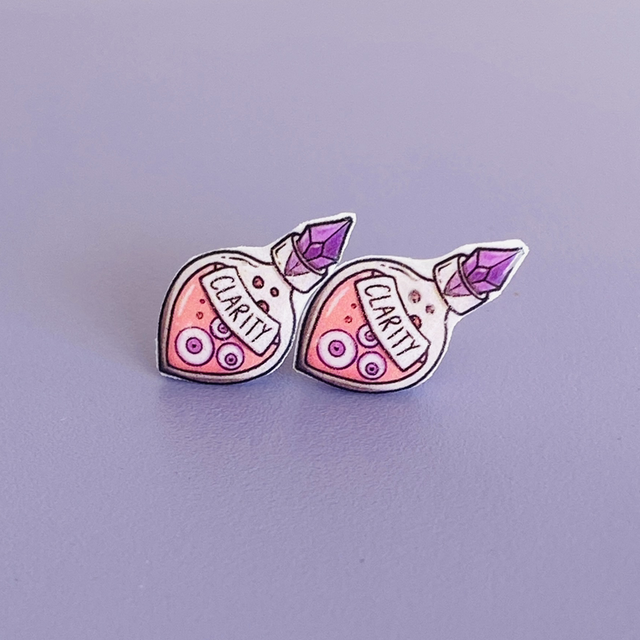 Boucles d’oreilles Clarity Potion 