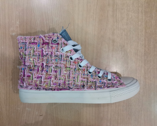 John Courage Custom scarpa donna Jack Purcel glitter