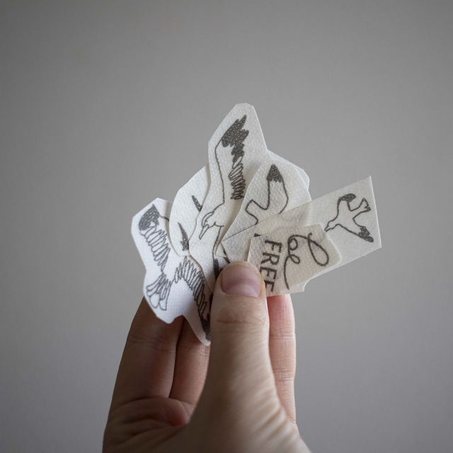 Seagulls Stick&stitch KIT