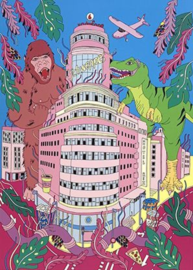 Madrid. Plaza de Callao II. MAR AMADOR.