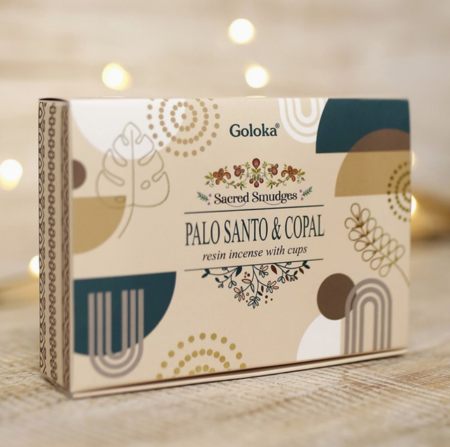 Coupelles charbon encens Palo Santo, Copal